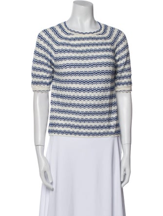 Molli Striped Bateau Neckline Top