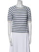 Molli Striped Bateau Neckline Top
