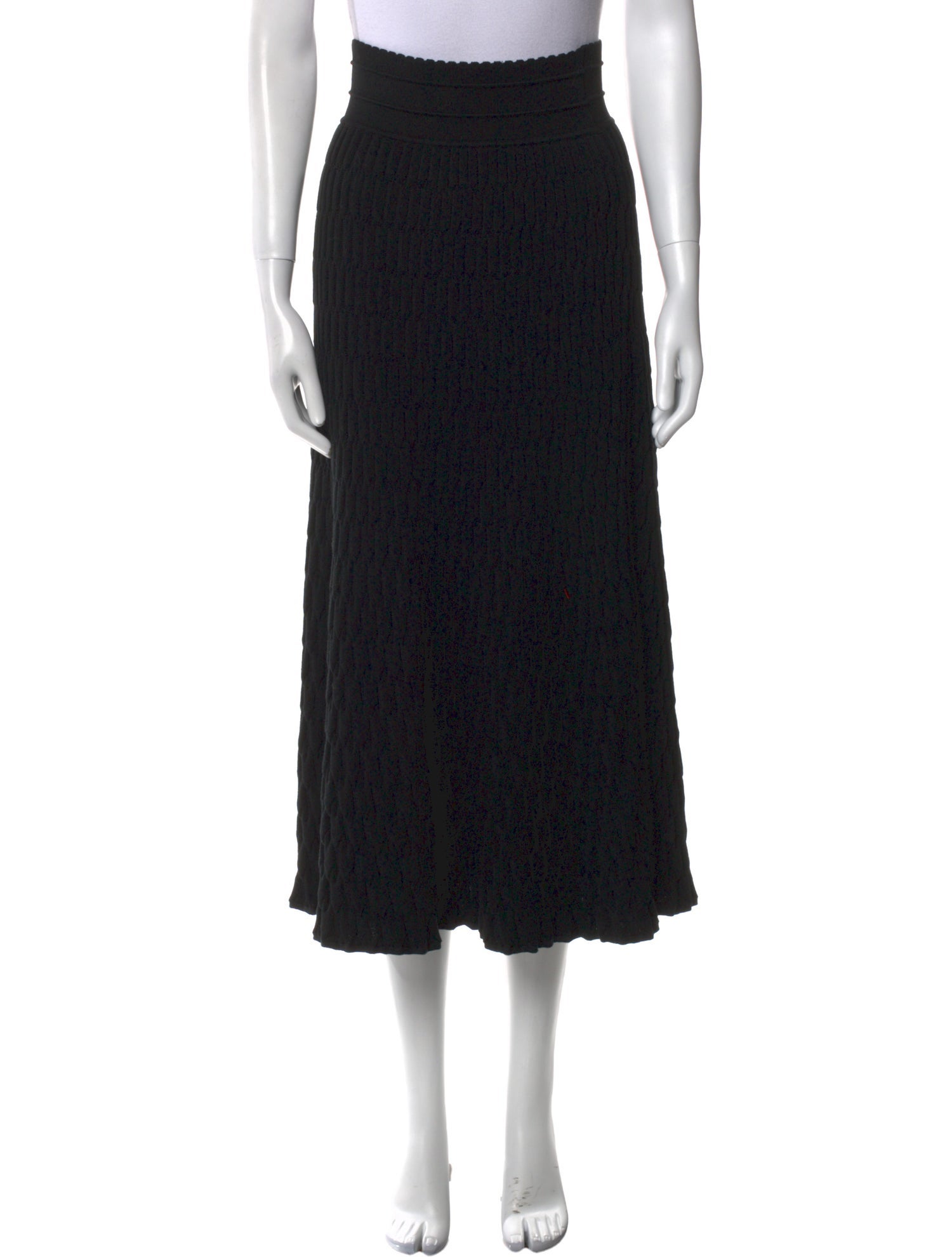 Molli Merino Wool Midi Length Skirt