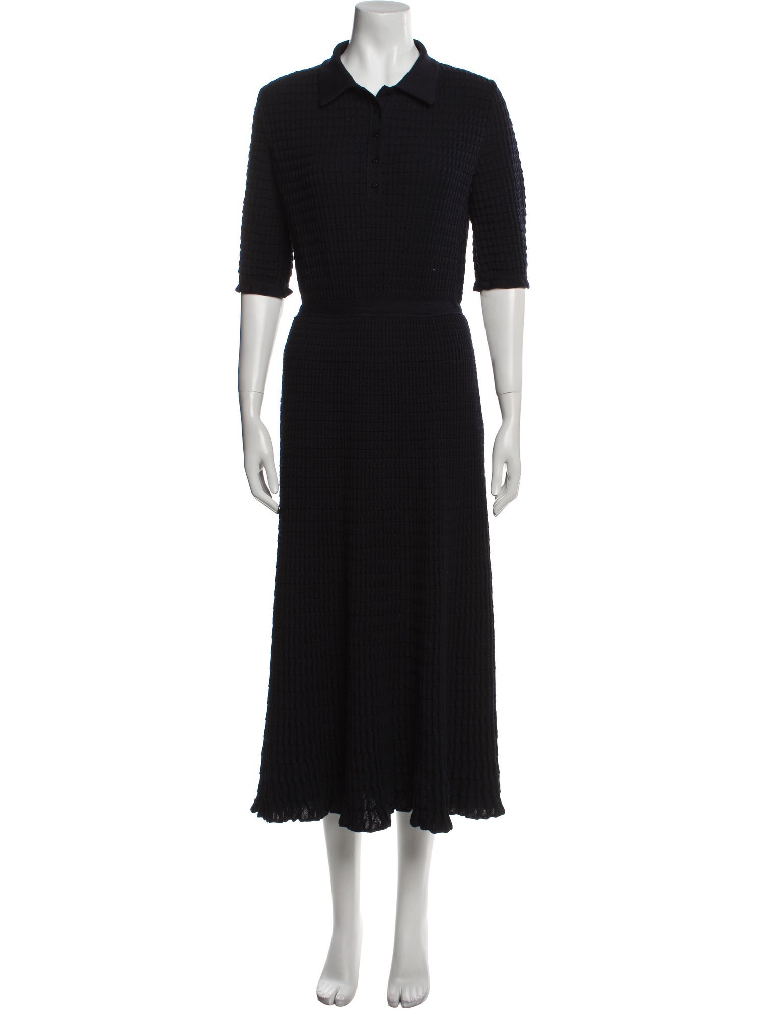 Molli Virgin Wool Midi Length Dress
