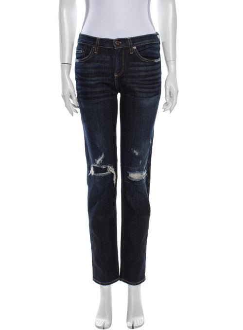 Simon Miller Low-Rise Straight Leg Jeans Blue