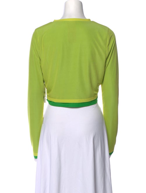 Simon Miller Crew Neck Long Sleeve Crop Top