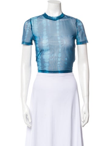 Simon Miller Tops Crew Neck Short Sleeve Crop Top XS