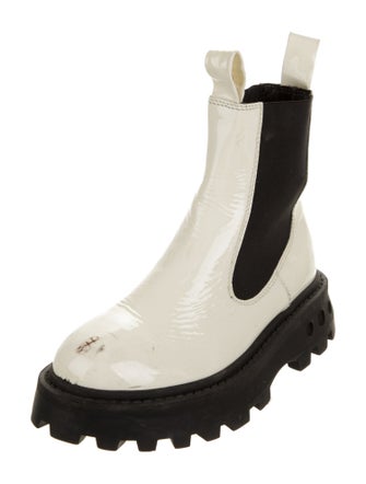 Simon Miller Patent Leather Chelsea Boots