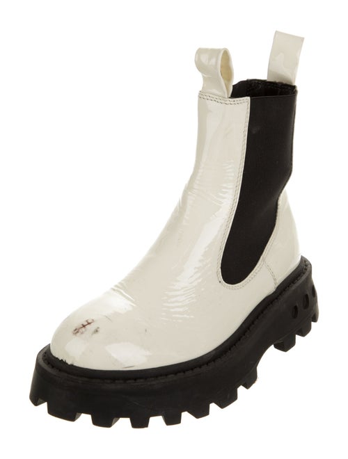 Simon Miller Patent Leather Chelsea Boots