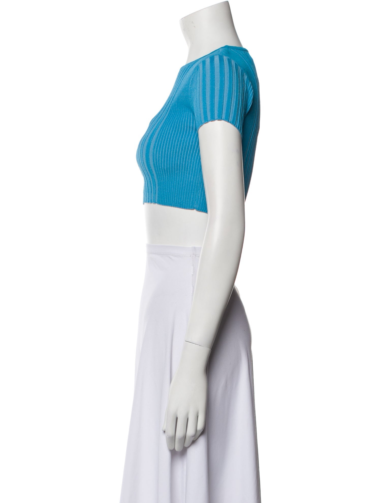 Simon Miller Crew Neck Short Sleeve Crop Top