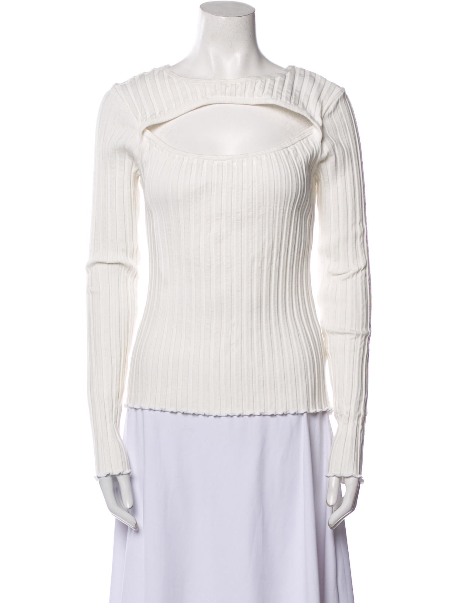 Simon Miller Square Neckline Long Sleeve Top