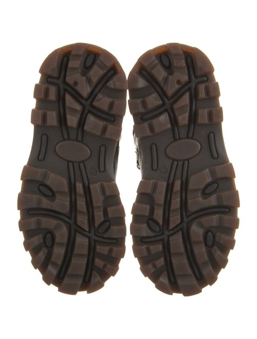 Simon Miller Leather Animal Print Combat Boots