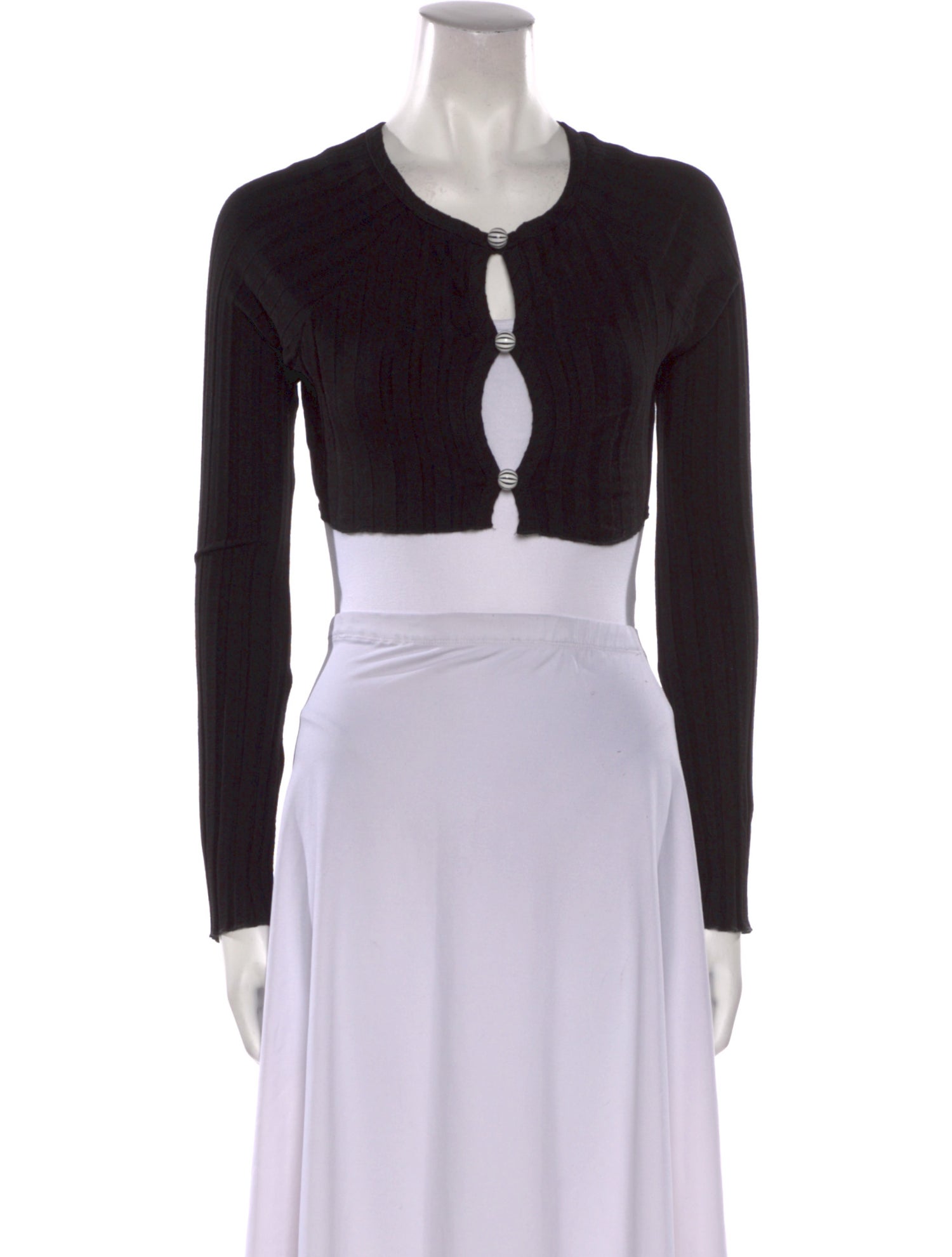 Simon Miller V-Neck Long Sleeve Crop Top