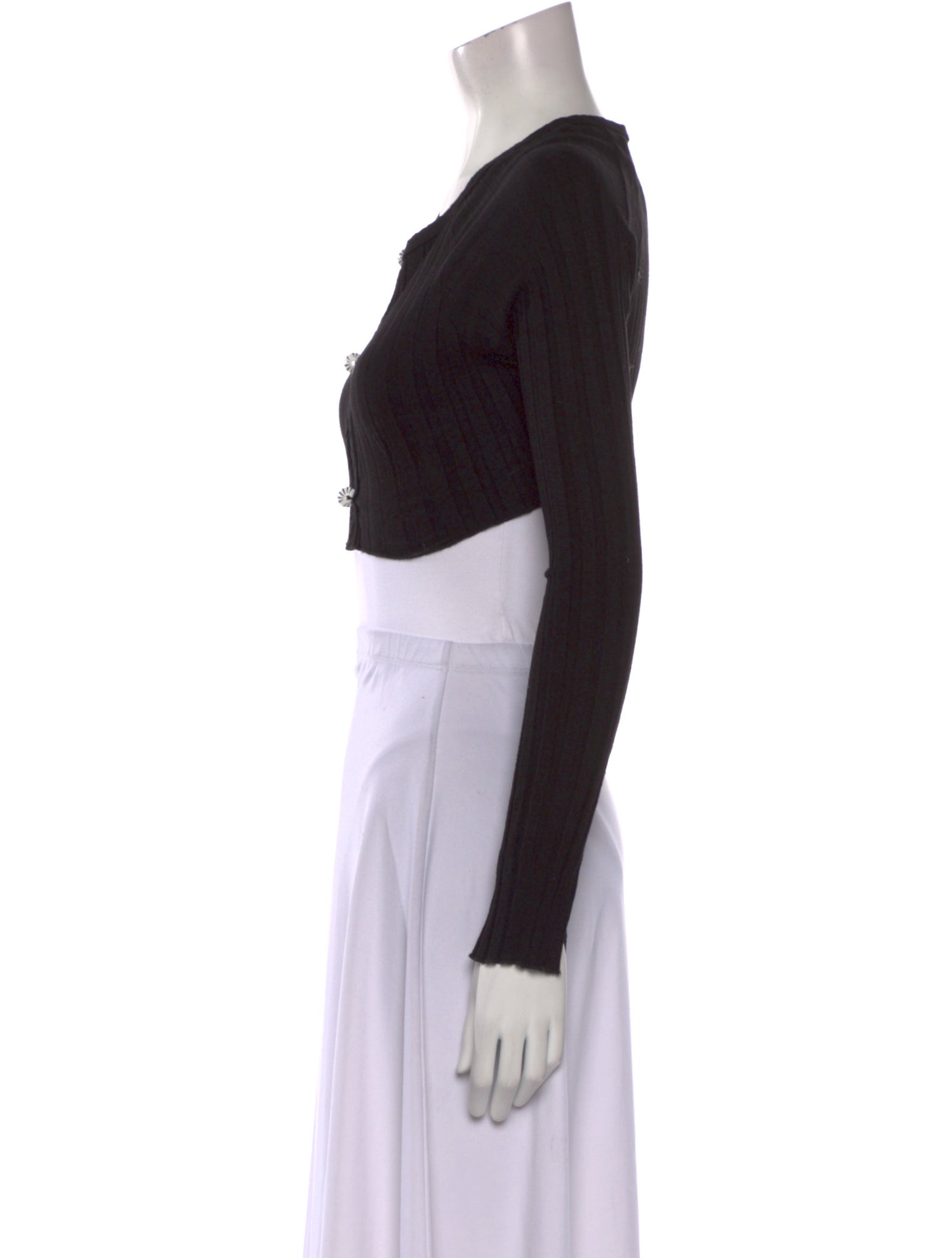 Simon Miller V-Neck Long Sleeve Crop Top