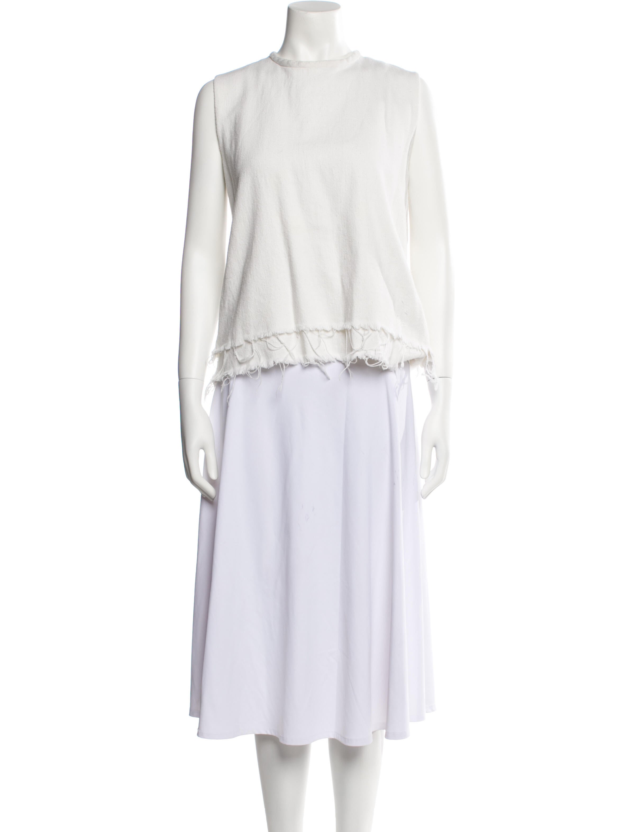 Simon Miller Mock Neck Sleeveless Crop Top