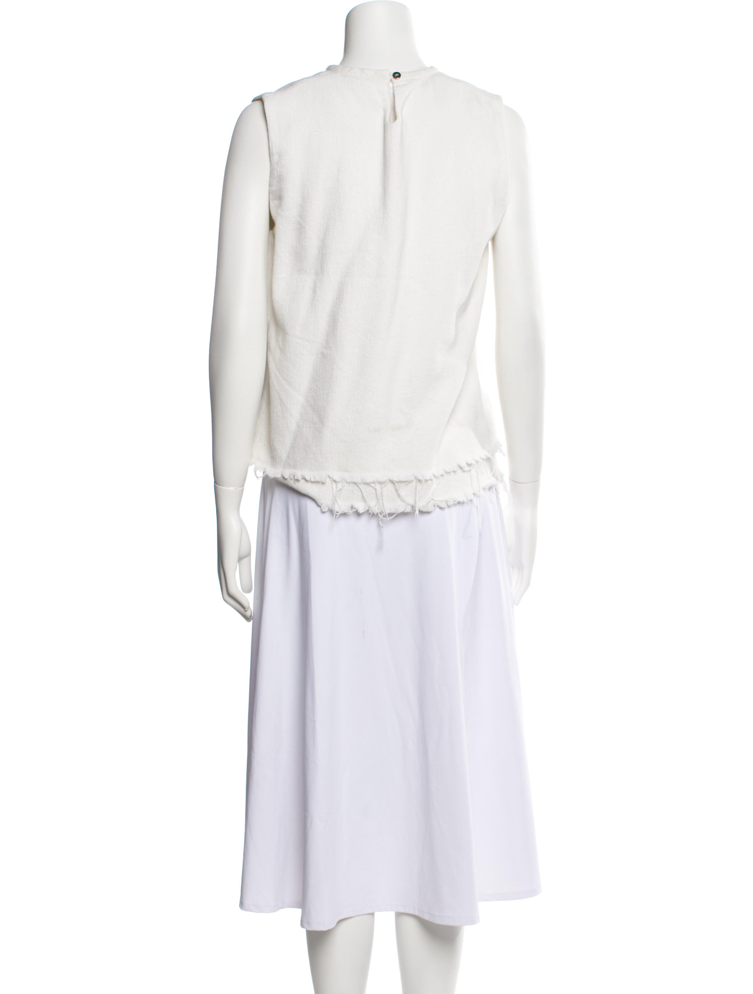 Simon Miller Mock Neck Sleeveless Crop Top