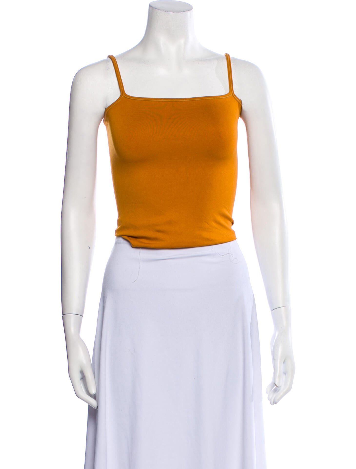 Simon Miller Nylon Square Neckline Crop Top