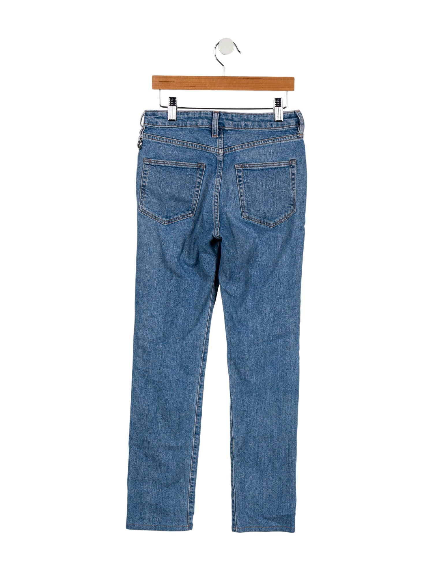 Simon Miller Mid-Rise Straight Leg Jeans