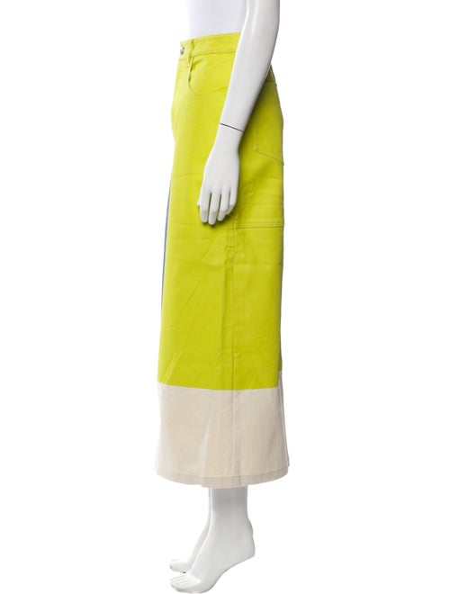 Simon Miller Colorblock Pattern Midi Length Skirt