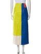 Simon Miller Colorblock Pattern Midi Length Skirt