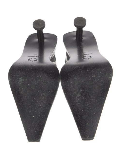 Simon Miller Satin Animal Print Mules