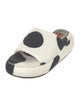 Simon Miller Shearling Polka Dot Print Slides