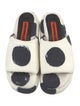 Simon Miller Shearling Polka Dot Print Slides