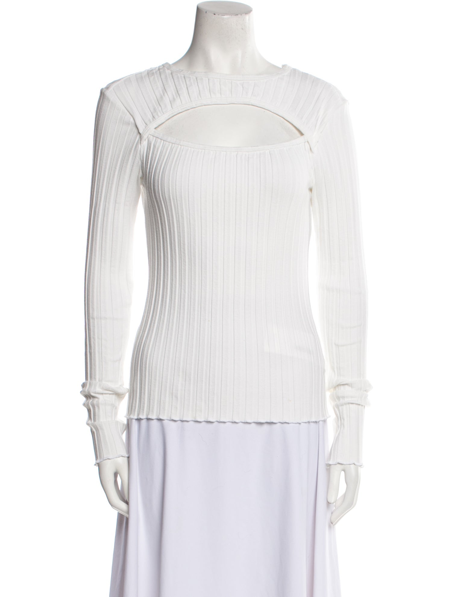 Simon Miller Square Neckline Long Sleeve Top