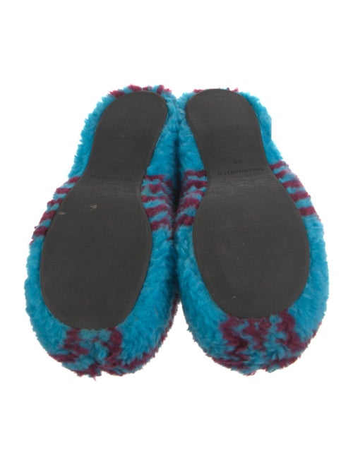 Simon Miller Faux Fur Printed Mules