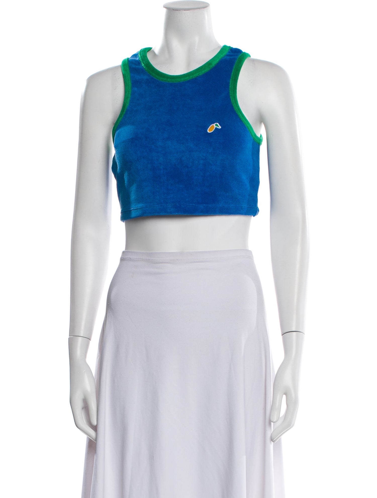 Simon Miller Scoop Neck Sleeveless Crop Top