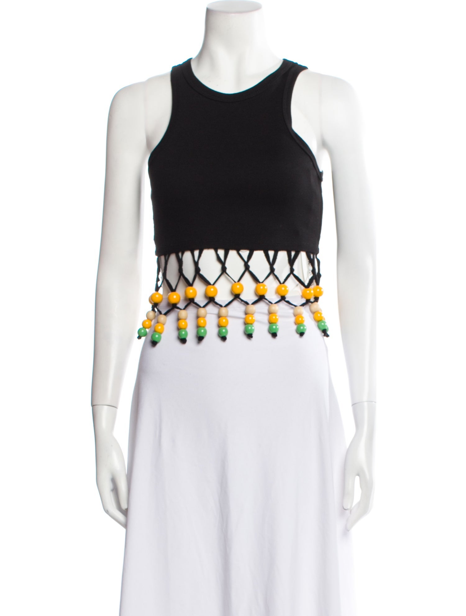 Simon Miller Crew Neck Sleeveless Crop Top