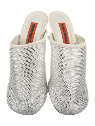 Simon Miller Crystal Embellishments Mules