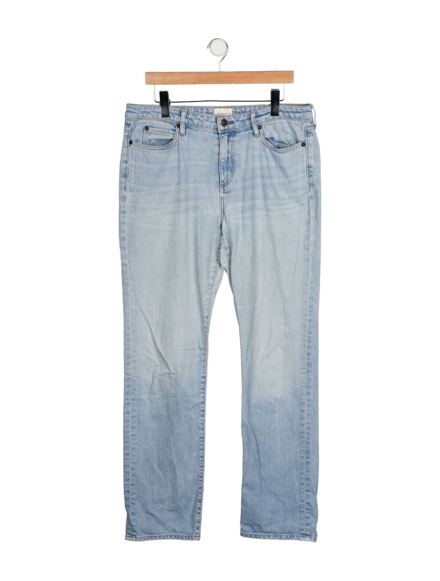 Simon Miller High-Rise Straight Leg Jeans