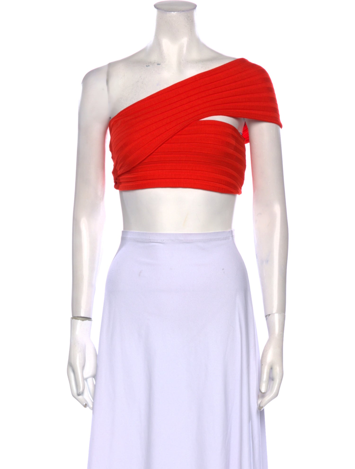 Simon Miller One-Shoulder Short Sleeve Crop Top w/ Tags