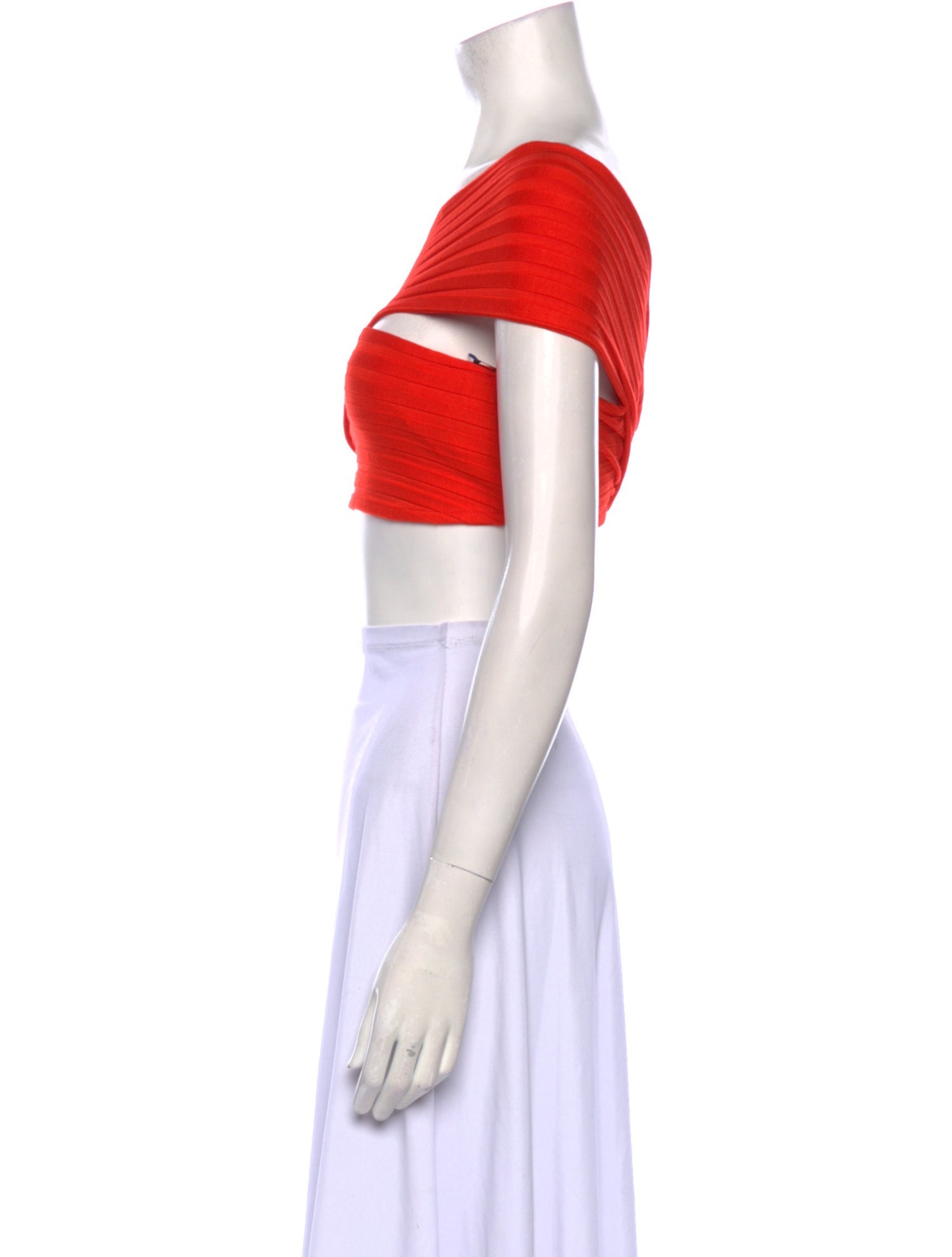 Simon Miller One-Shoulder Short Sleeve Crop Top w/ Tags