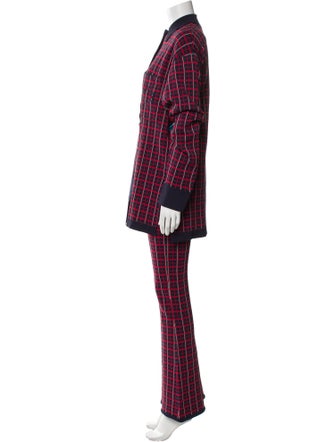 Simon Miller Plaid Print Pant Set