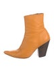 Simon Miller Leather Colorblock Pattern Boots
