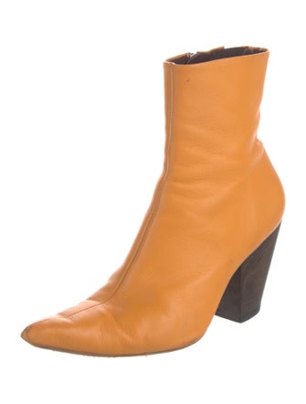 Simon Miller Leather Colorblock Pattern Boots