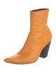 Simon Miller Leather Colorblock Pattern Boots