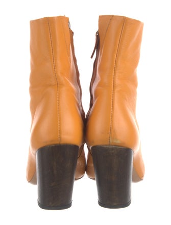 Simon Miller Leather Colorblock Pattern Boots