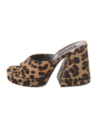 Simon Miller Ponyhair Animal Print Slides