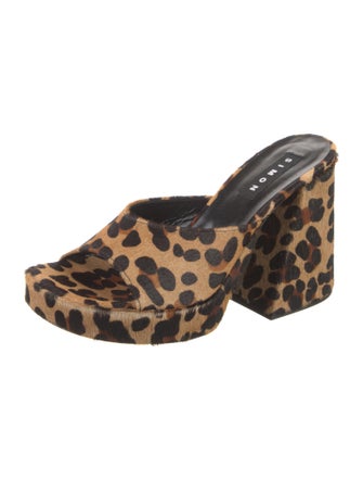 Simon Miller Ponyhair Animal Print Slides