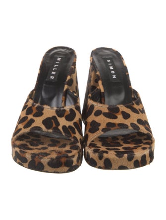 Simon Miller Ponyhair Animal Print Slides