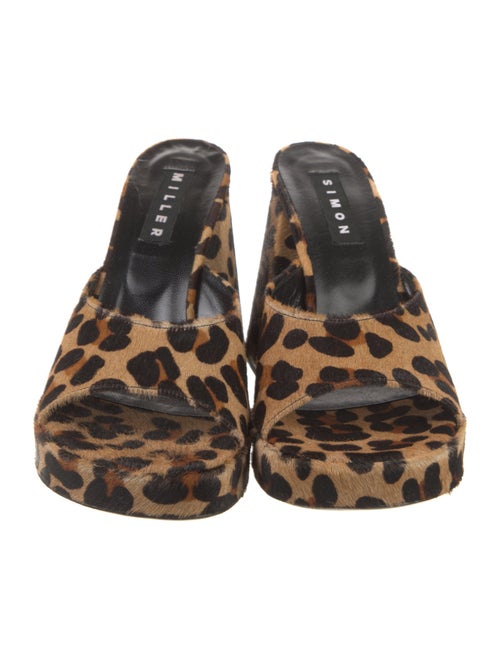Simon Miller Ponyhair Animal Print Slides