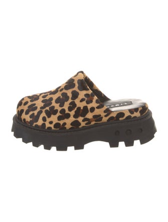 Simon Miller Ponyhair Animal Print Mules