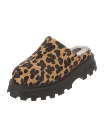 Simon Miller Ponyhair Animal Print Mules