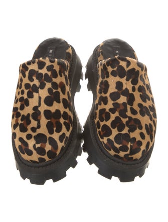 Simon Miller Ponyhair Animal Print Mules