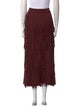 Simon Miller Fringe Trim Accent Midi Length Skirt