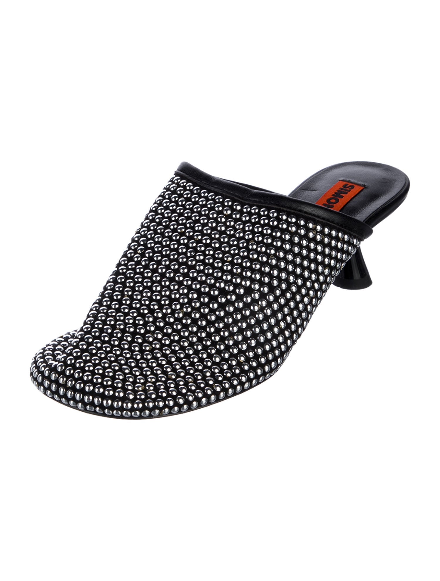 Simon Miller Leather Studded Accents Mules