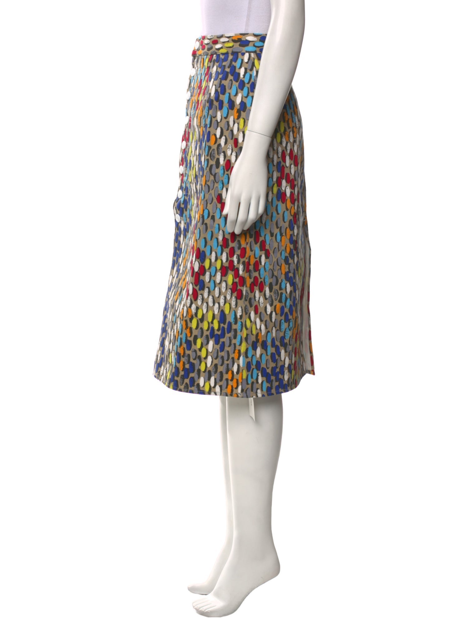 Simon Miller Printed Knee-Length Skirt