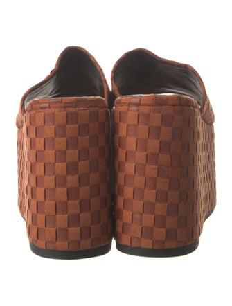 Simon Miller Suede Embroidered Accent Slides