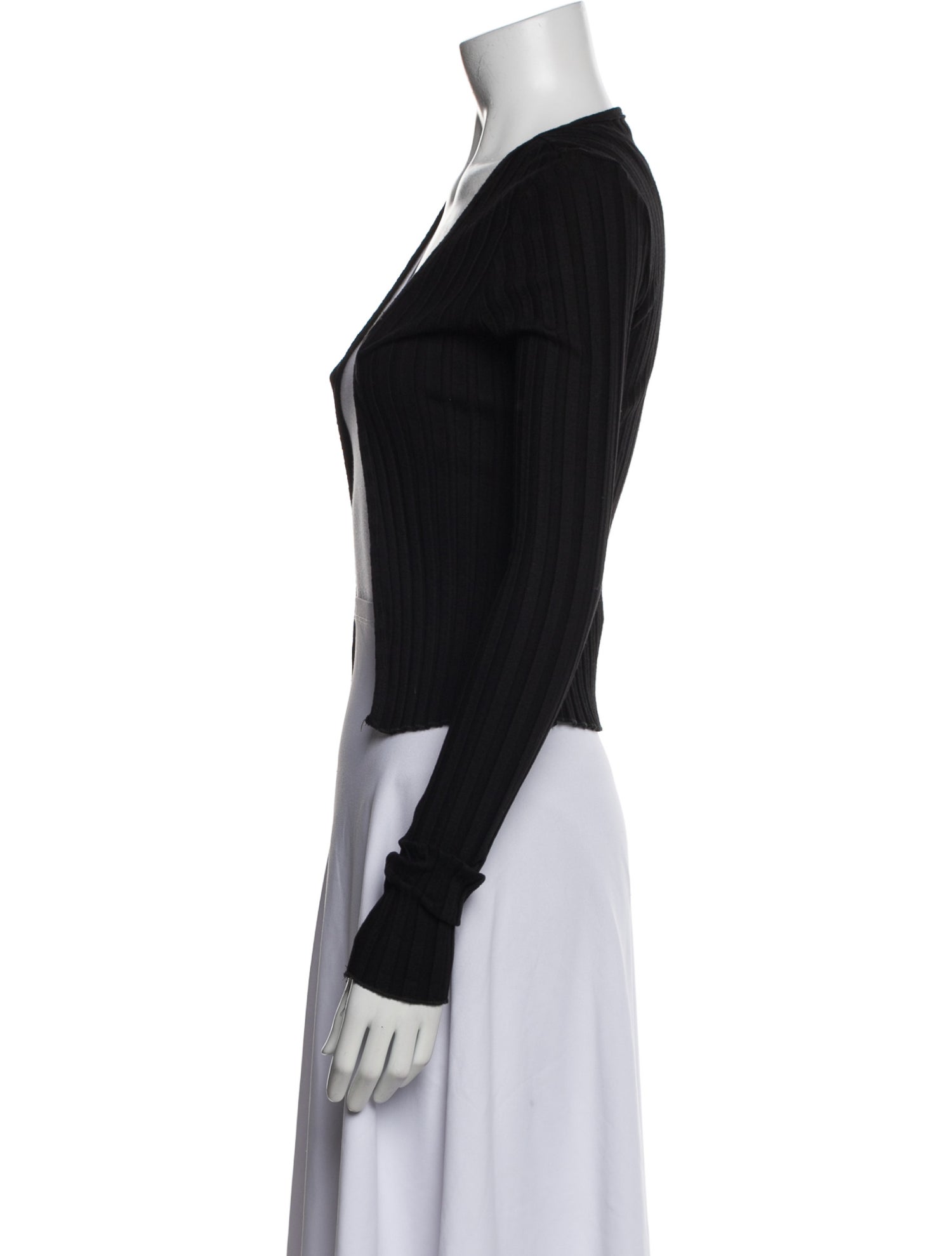 Simon Miller Scoop Neck Long Sleeve Crop Top