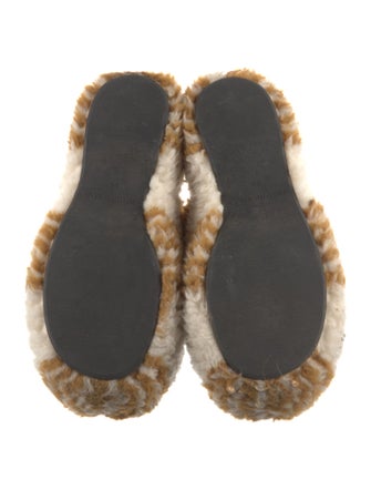 Simon Miller Shearling Printed Mules