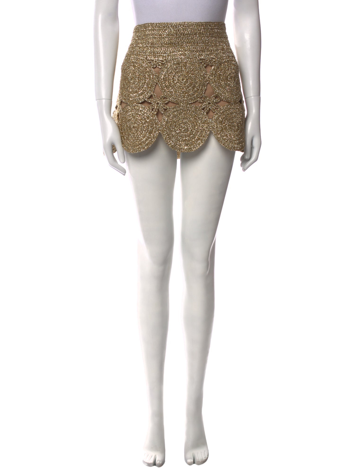 Simon Miller Patterned Mini Skirt